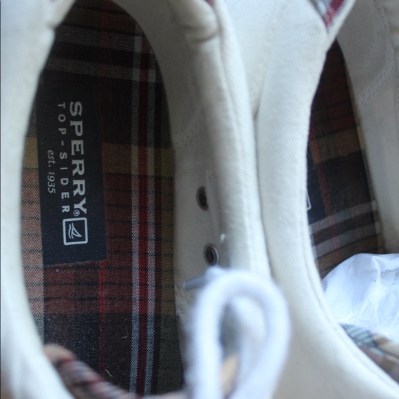 SPERRY Top-Spider White Sneaker / 8 1/2 - Picture 5 of 10